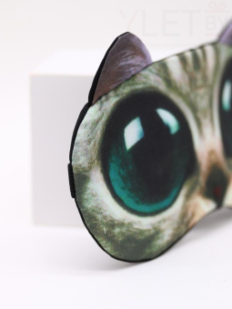 Маска для сна "Cat's eyes", grey