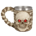 Кружка металлическая Скелет №2