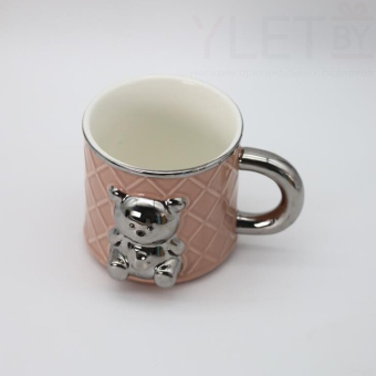Кружка «Silver bear», peach (400 ml)