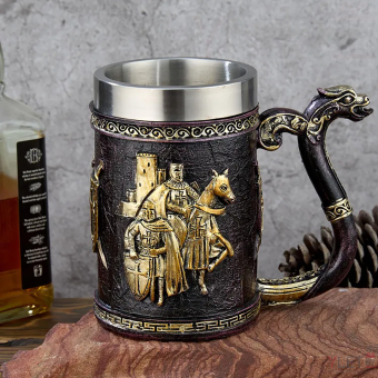 Кружка "Крепость" (металл внутри)