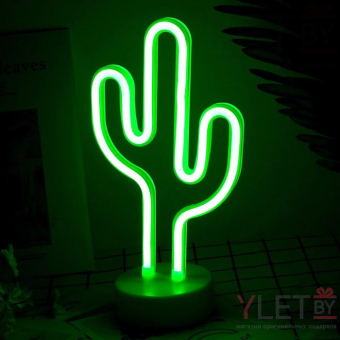 Светильник неоновый Кактус