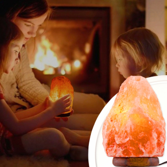 Солевая лампа (2-3 кг) с регулировкой яркости (диммер)