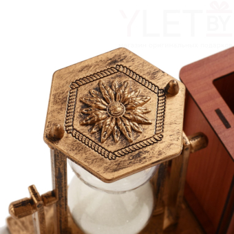 Песочные часы с карандашницей и фоторамкой Селин