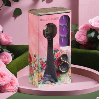 Набор подарочный "Париж" (диффузор и свечи) орхидея