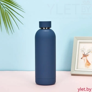 Термос для напитков Soft touch, синий