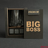 Набор для виски Premium «BIG boss» (cтакан + 3 камня)