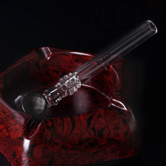 Курительный девайс стеклянный с приемником и набором сеточек