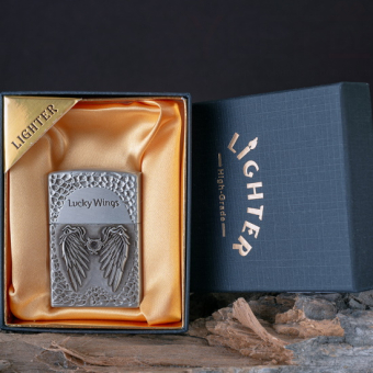 Зажигалка газовая с кремнием Крылья счастья