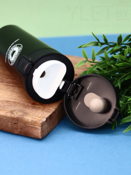 Термокружка «Love you more day by day», matte black (500 мл)