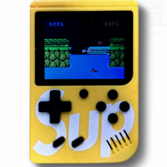 Игровая приставка SUP Game box Plus 400 игр в 1 с джойстиком Желтая