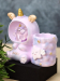 Ночник - подставка для канцелярских принадлежностей «Magic unicorn», pink (13,5 см), пластик