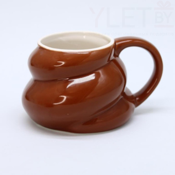 Кружка «Goofy poop», brown (500  ml)