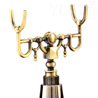 Ретро-телефон «Альсено», громкая связь, выложенный лаврами, 23×26 см