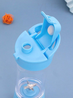 Блендер портативный "Juicy", blue, USB, (24*8 см)