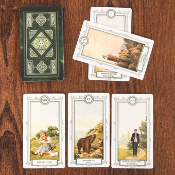 Карты Таро для начинающих в мешочке 36 шт.