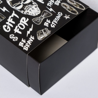 Коробка складная Gift for real man 14 × 14 × 8 см