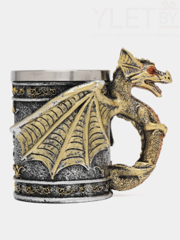 Кружка "Дракон №8281"(металл внутри)