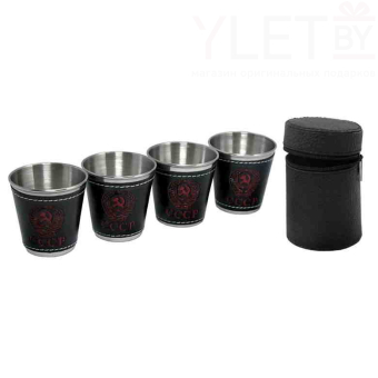 Набор стопок в футляре СССР