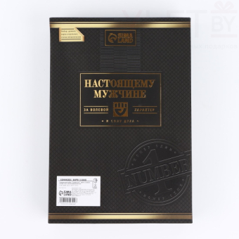 Подарочный набор мужской «Особенный», карты, домино, стопки 2 шт х 30 мл, кости игральные 4 шт