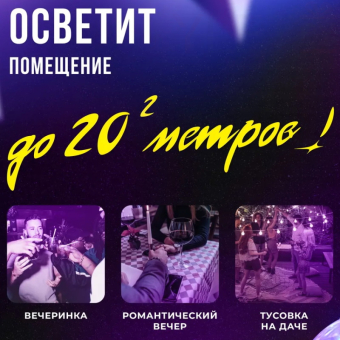 Проектор ночник лампочка LED