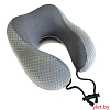 Подушка подголовник ортопедическая серая
