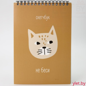 Скетчбук «Не беси», 14х20 см, плотность 100 гр