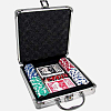 Набор для покера в кейсе 100 фишек с номиналом