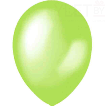 Шар (12''/30 см) Лайм, металлик