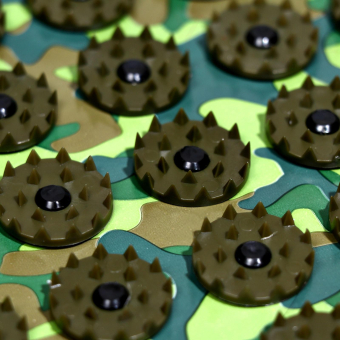 Аппликатор Кузнецова "Космическое здоровье", 70 колючек, 23 x 32 см