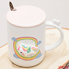 Кружка с ложкой Единорог №3
