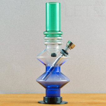 Бонг акриловый 20 см Часы