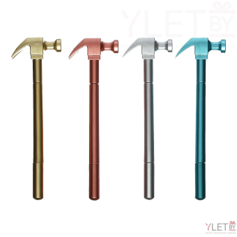 Ручка гелевая-прикол "Молоток", МИКС