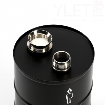 Фляжка для алкоголя 750 мл, «Запас нефти», нержавеющая сталь, подарочная, 25 oz