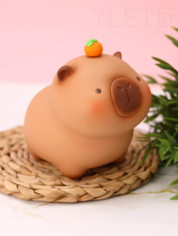 Копилка "Capybara with yummy treats", 14 см