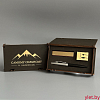 Подарочный набор "Самому сильному и надежному" горы (Ручка, USB зажигалка Ciger, зарядный кабель)