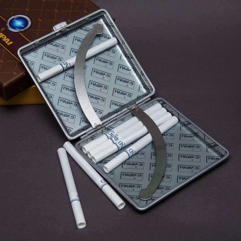 Портсигар под кожу Квадраты