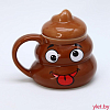 Кружка «Goofy poop», brown (500  ml)