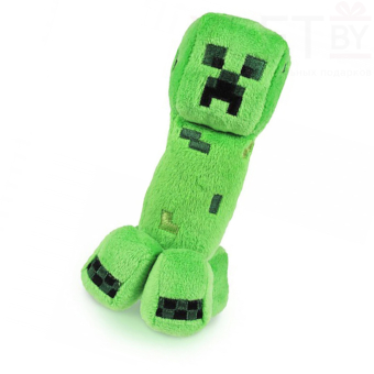 Майнкрафт (Minecraft) Мягкая игрушка "Крипер" (Creeper), 17 см