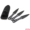 Ножи для метания, 3 шт Черные в чехле