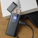 USB Зажигалка Lighter сенсорная полуокруглый экран Черная USB Зажигалка Lighter сенсорная полуокруглый экран Черная
