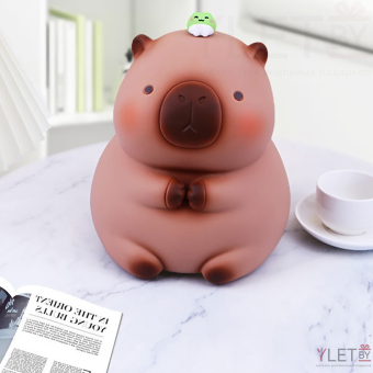 Копилка капибара "Big Capybara Frog Friend"