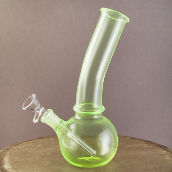 Бонг стеклянный 20 см Салатовый